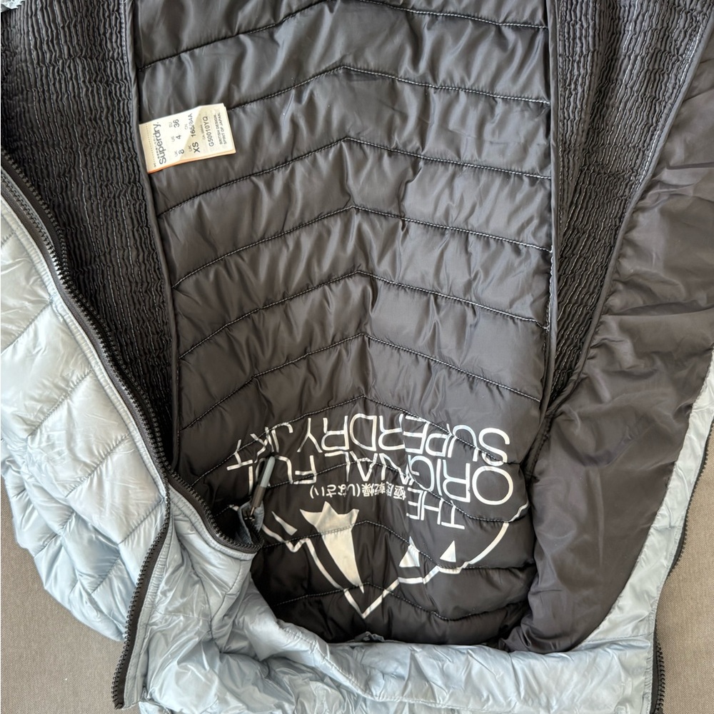Light Gray Puffer Jacket